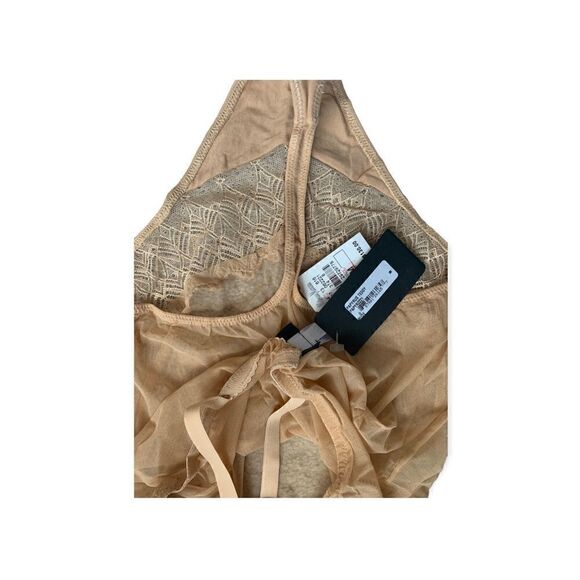 Cosabella
Papyrus Lace-Trim Teddy Bodysuit, Nude - Picture 4 of 4